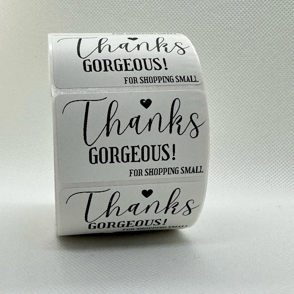 Thanks stickers  2" Stickers labels (100 roll ) NWT​​ - Picture 5 of 12